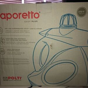 Polti Vsporetto Easy Plus , New In Box , dry and super heated steam, 275 degrees